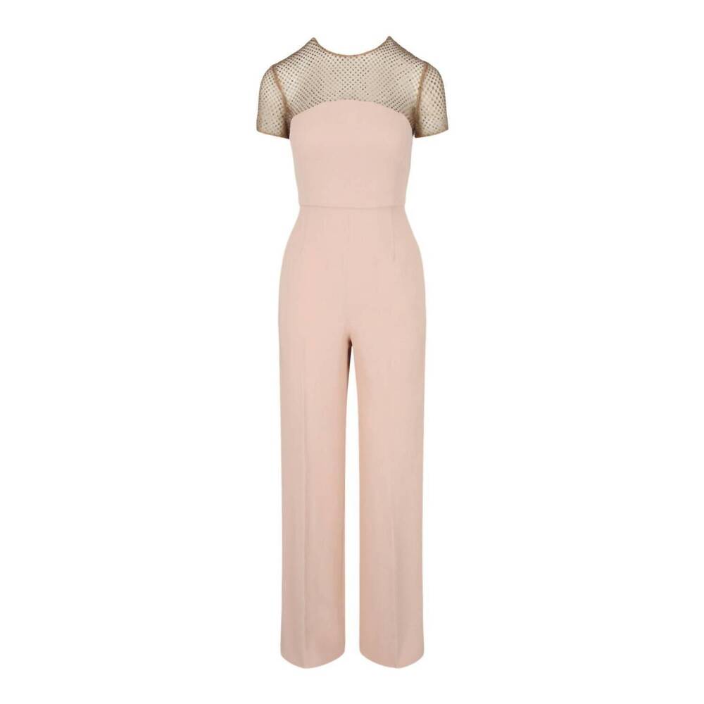 NEW STELLA MCCARTNEY women's alysha crystal-embellished jumpsuit in rose